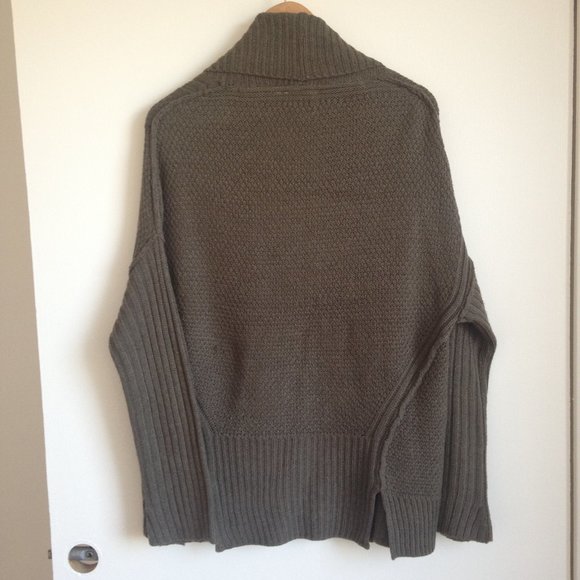 NWOT Retrod - Chunky Green Knit Cardigan - Picture 10 of 15